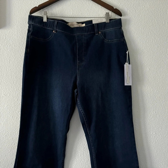 Ultimate Denim Pull On Bootcut Soft Surroundings Tidal Blue Wash XL 18 NEW - Picture 7 of 16